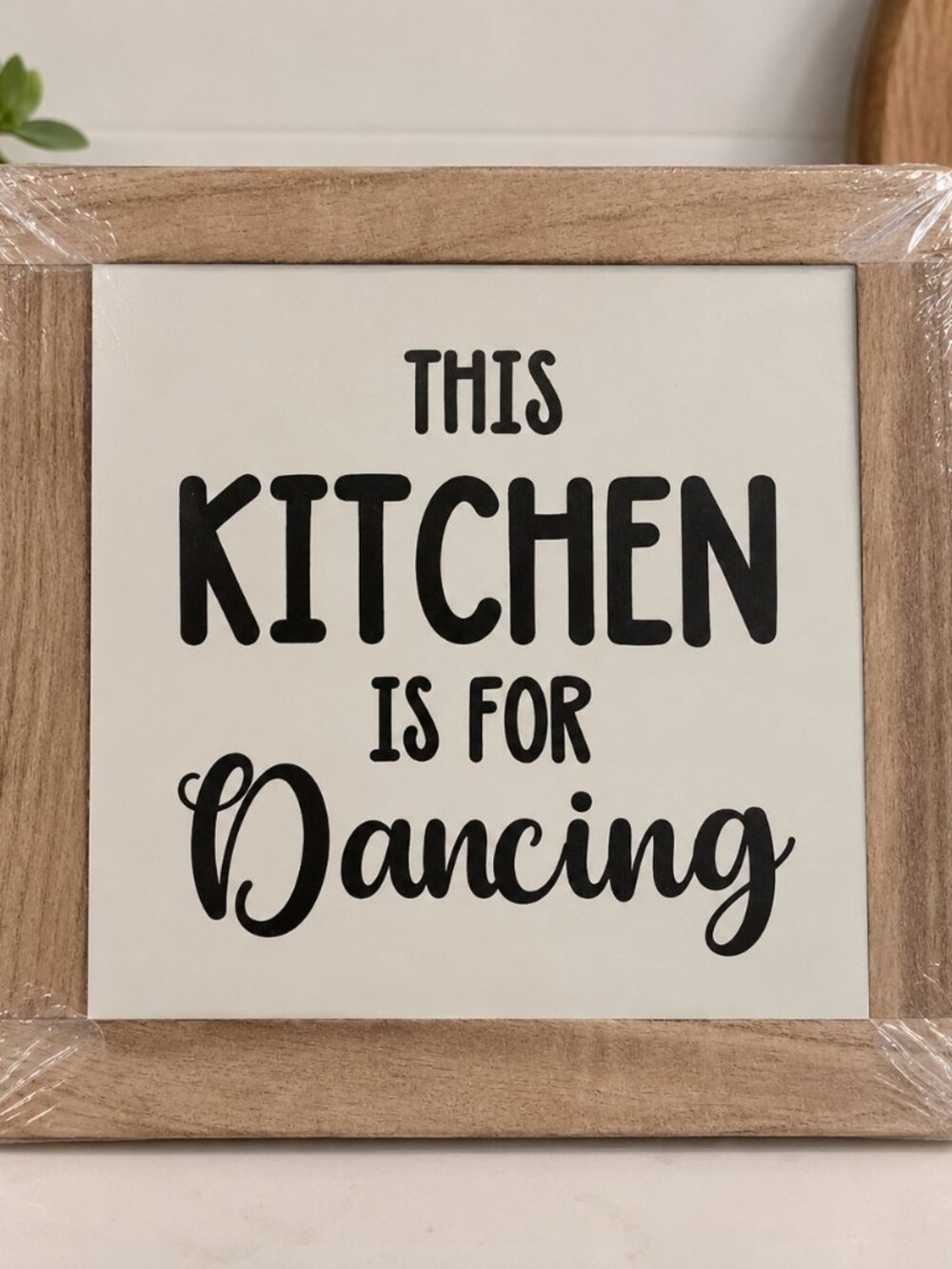 New This Kitchen Is For Dancing Sign 6x6 Kitchen Decor